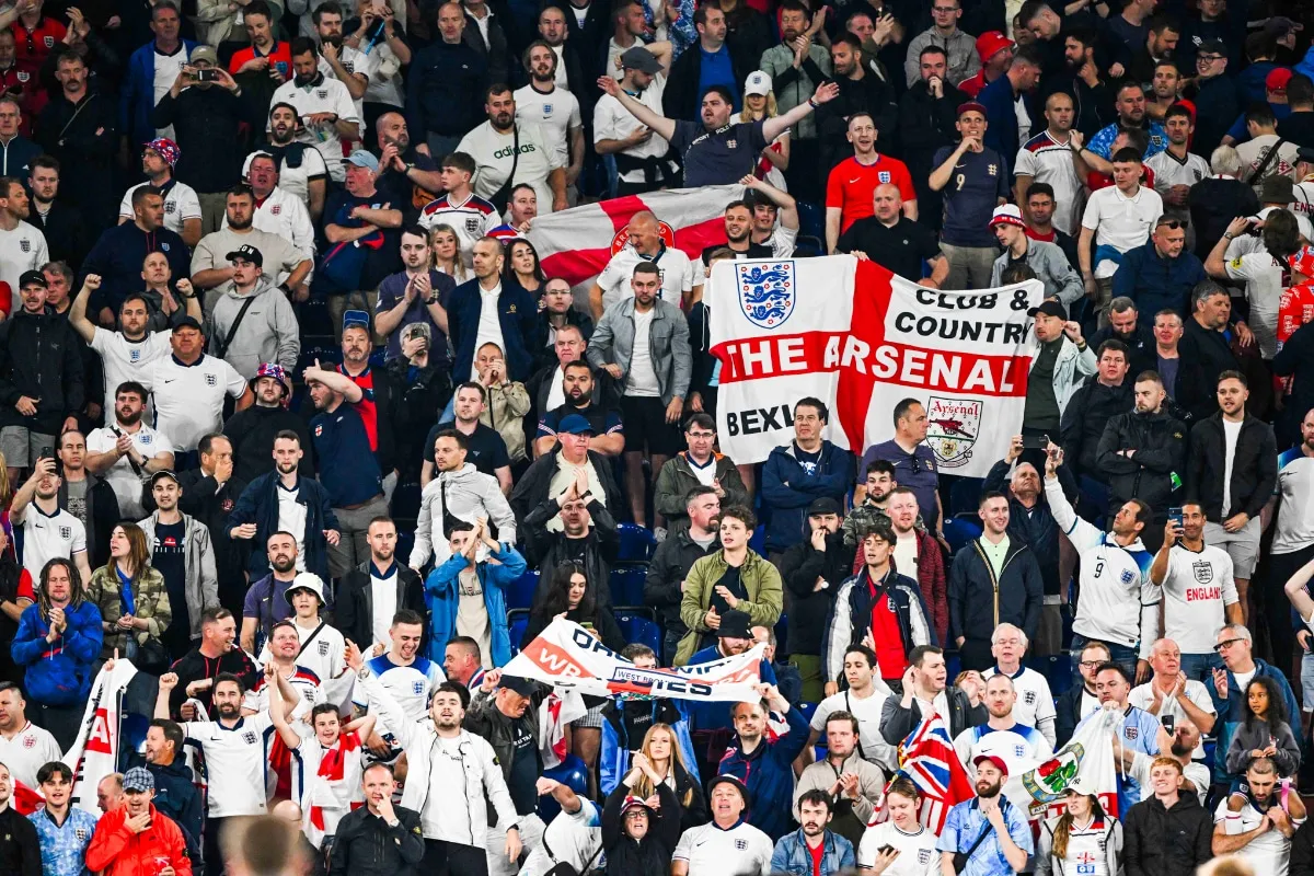 England fan wakes up in empty stadium