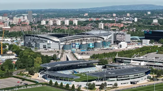 New Etihad Stadium footage shows roof and upper‑level works advancing with 2026/27 season looming