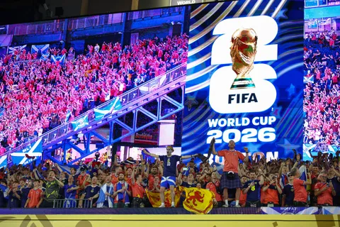 Watch as Scotland fans belt out spine-tingling national anthem before first World Cup game in 28 years