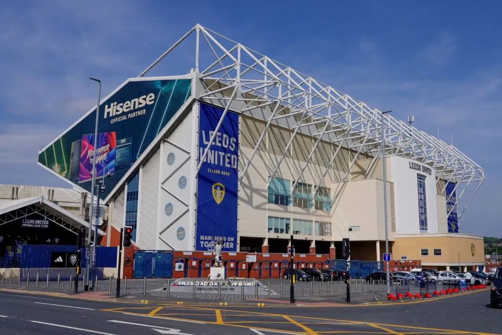 Leeds United's home Elland Road pictured.