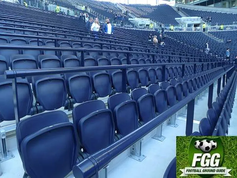 Seating With Safety Barriers At Tottenham