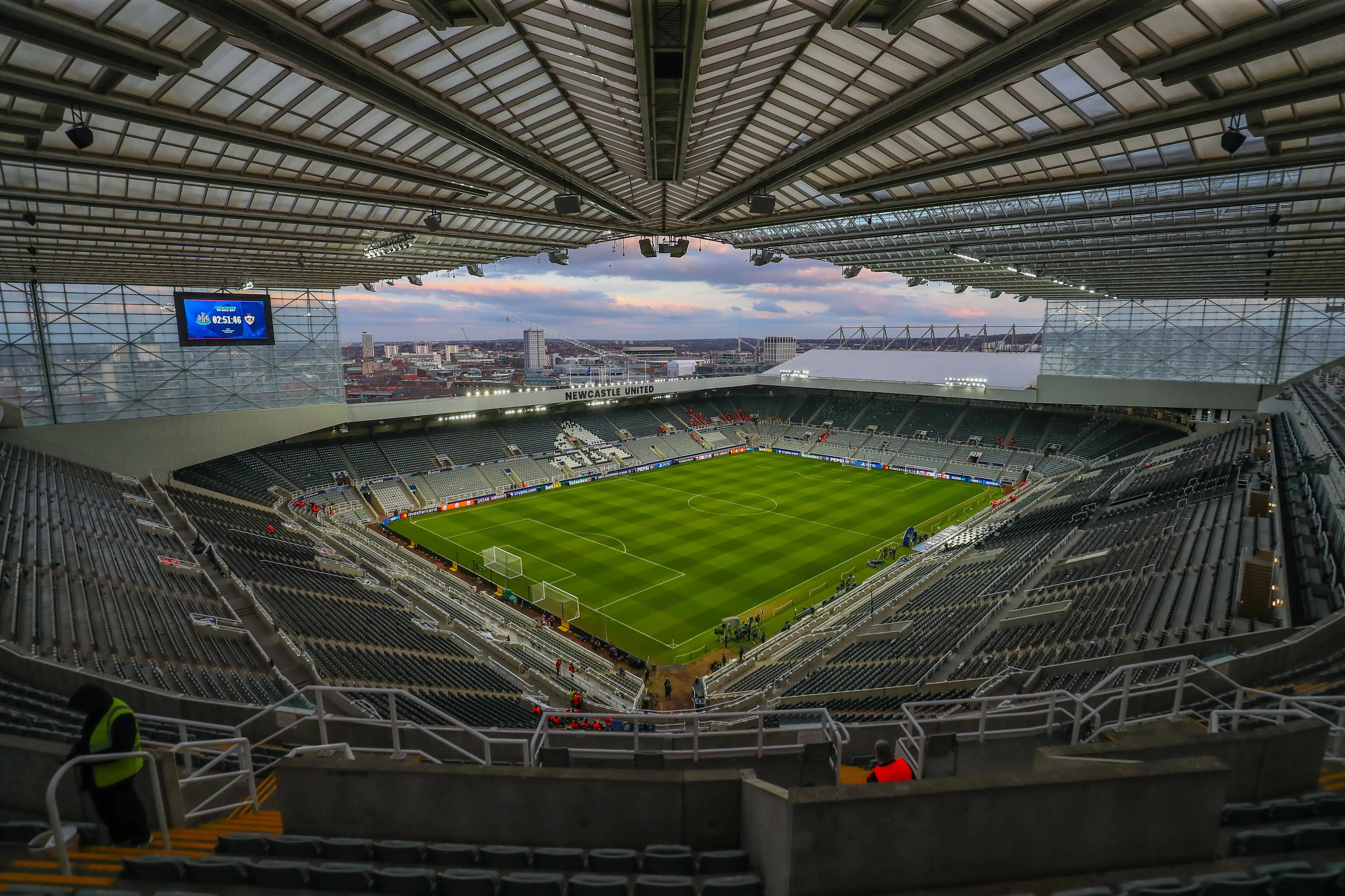 View inside St. James' Park