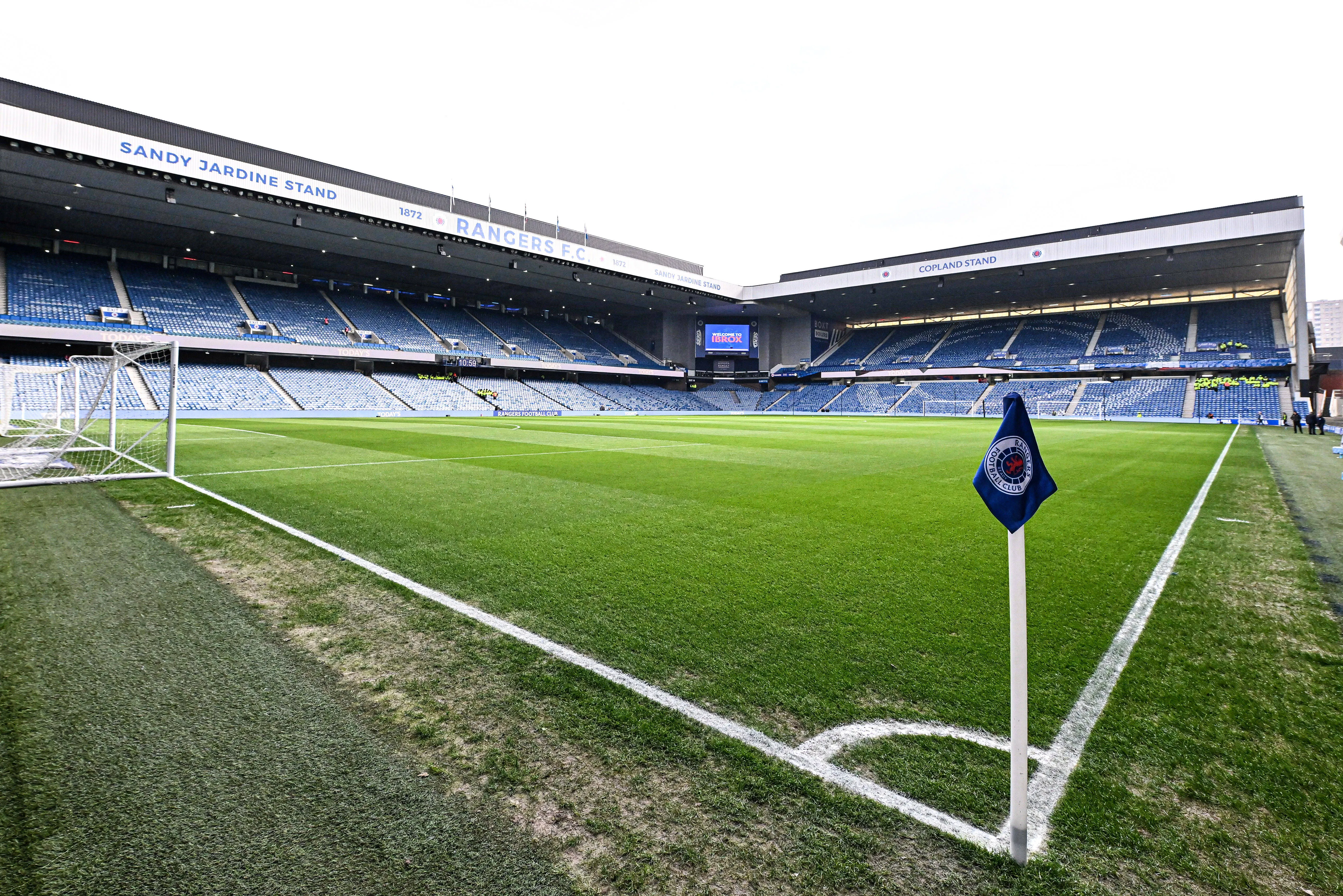 View inside Ibrox Stadium
