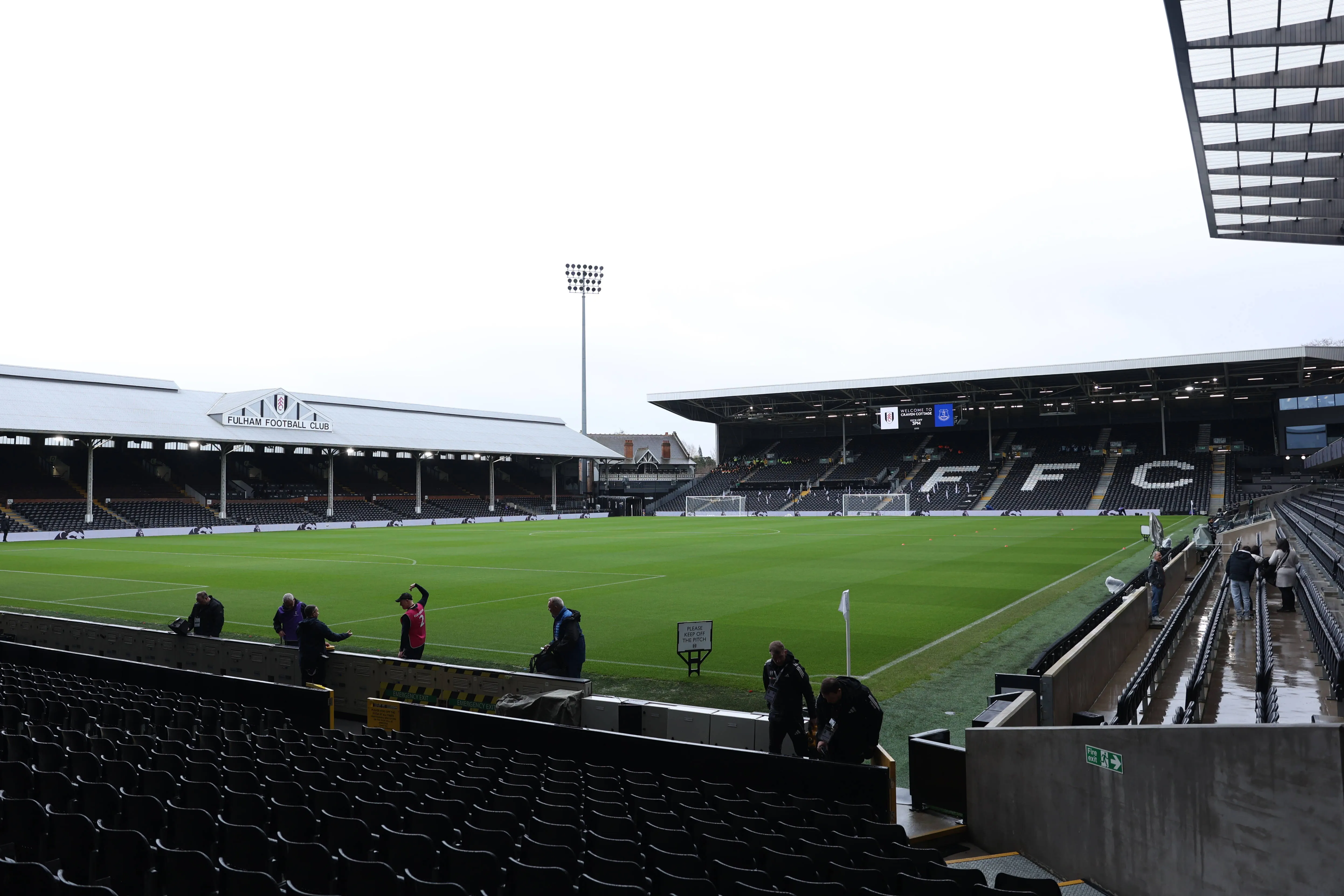 View inside Craven Cottage