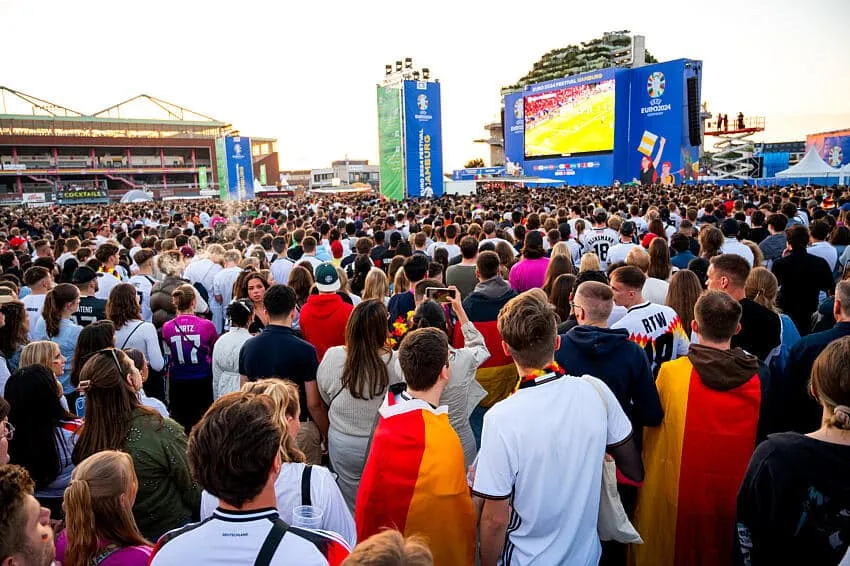 Hamburg fan zone Euro 2024