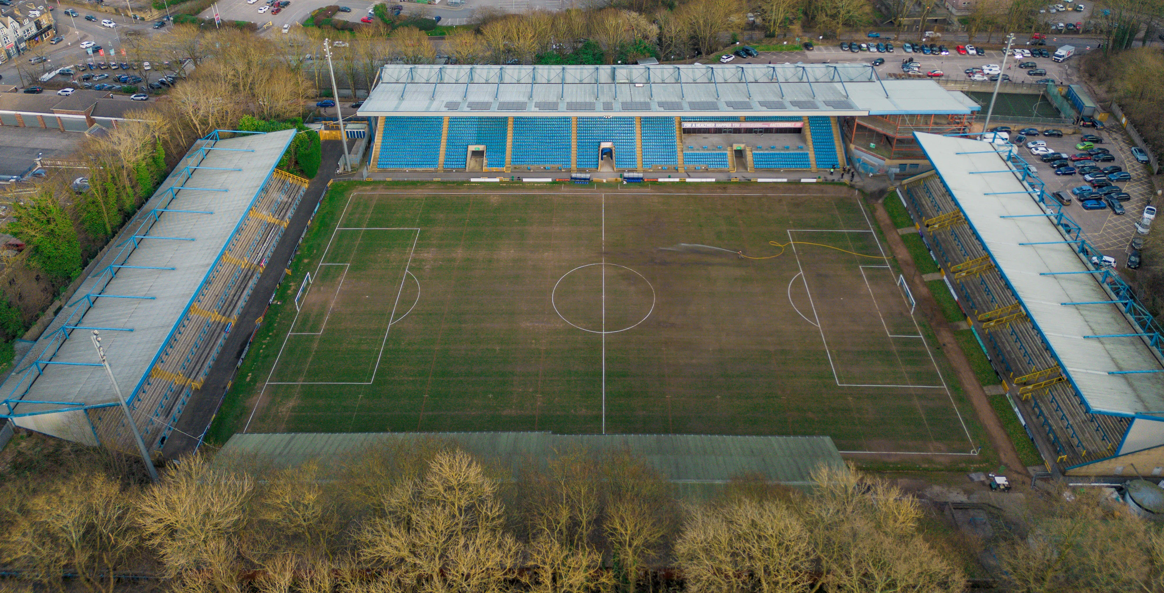 FC Halifax Town have regularly faced issues with The Shay and its pitch