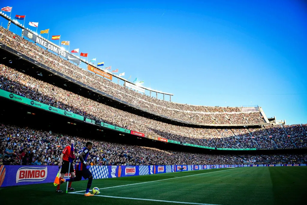 Camp Nou renovation | Barcelona's home stadium is undergoing a &pound;1.3bn redevelopment project
