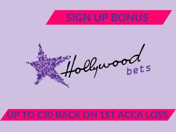 hollywoodbets sportsbook welcome bonus: Get your stake back as a free bet, up to a maximum of &pound;30, on your first acca loss