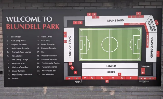 blundell park seating plan