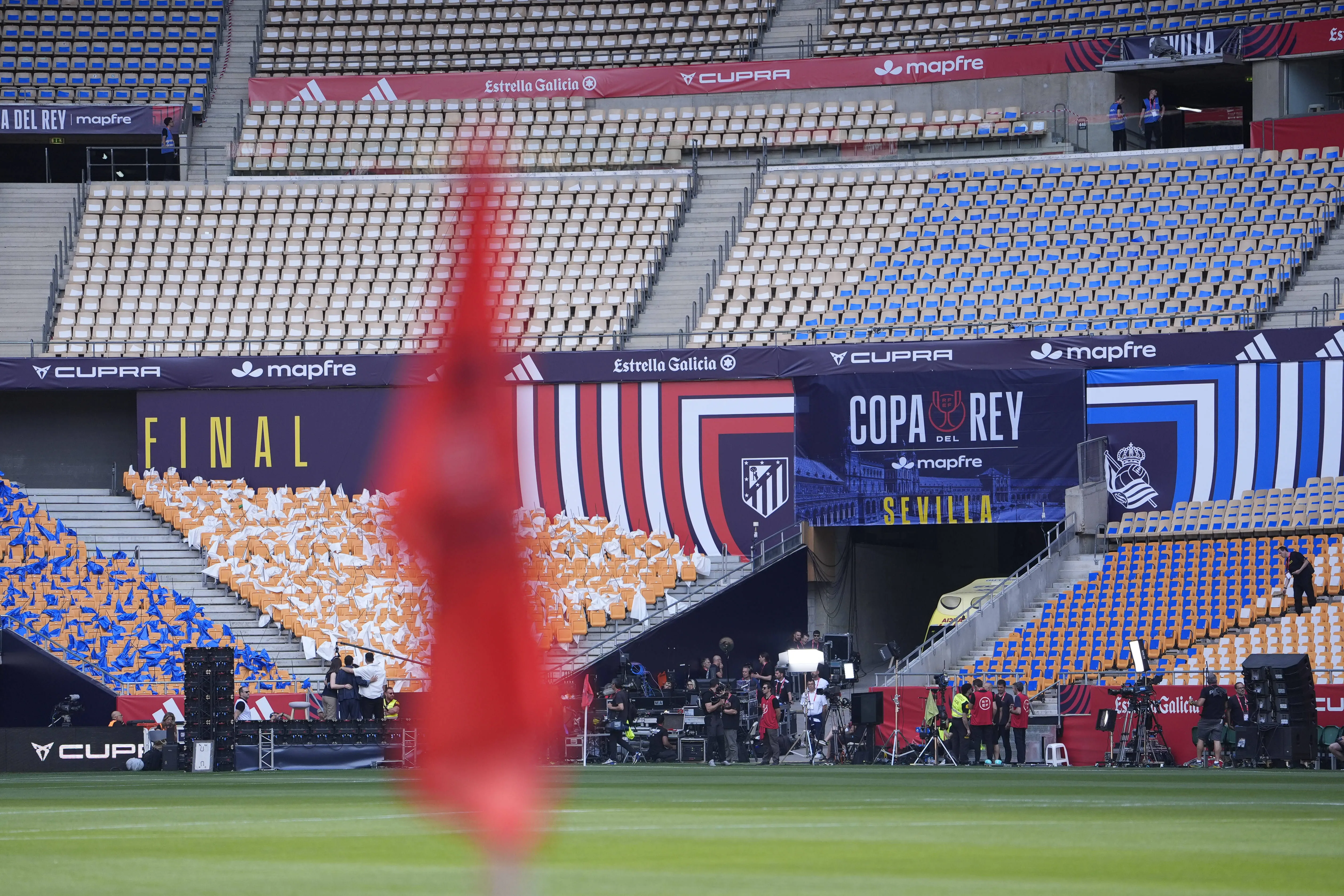 Estadip La Cartuja before the Copa del Rey final