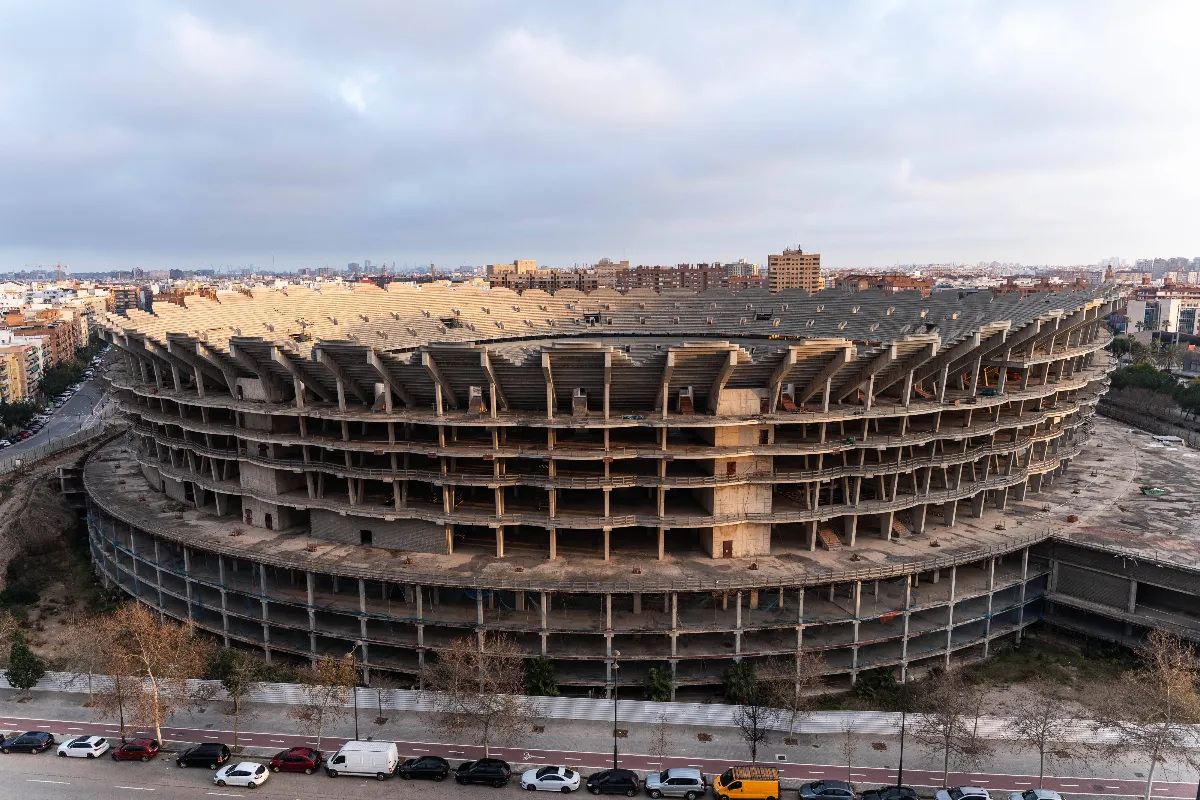 Abandoned stadiums in Spain, including Barcelona&rsquo;s former ground and the Nou Mestalla saga
