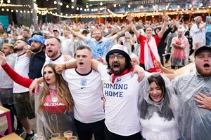 England fans sing frowned-upon chant upon arrival at Euro 2024