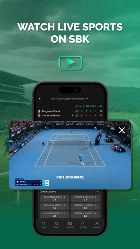 sbk app review: live streaming feature