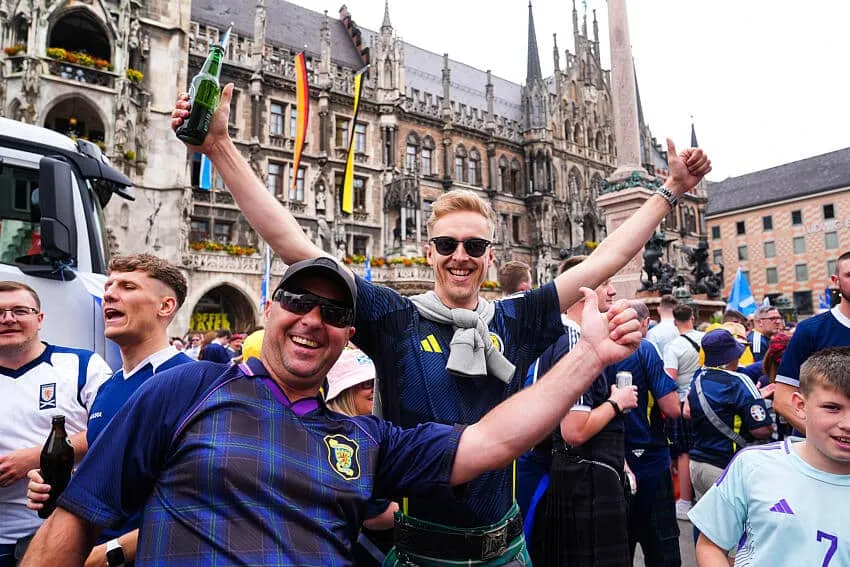 Scotland fans selling buckfast