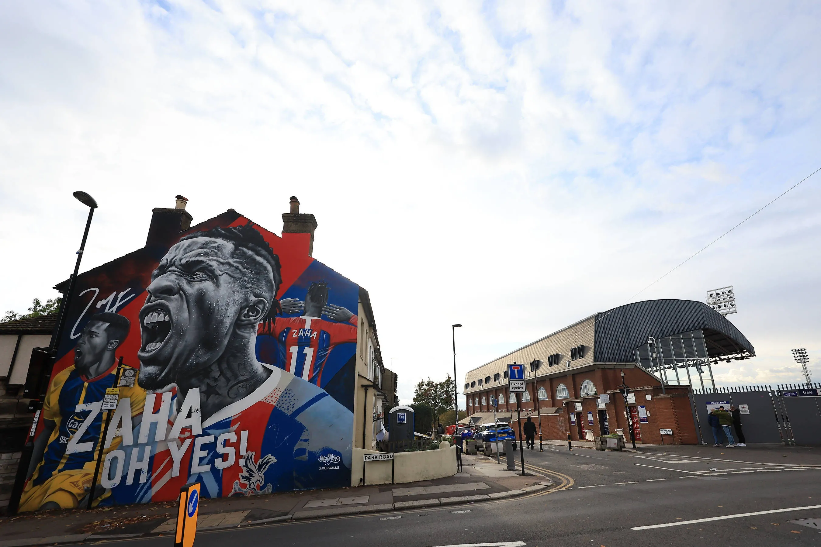 View of the outside of Selhurst Park