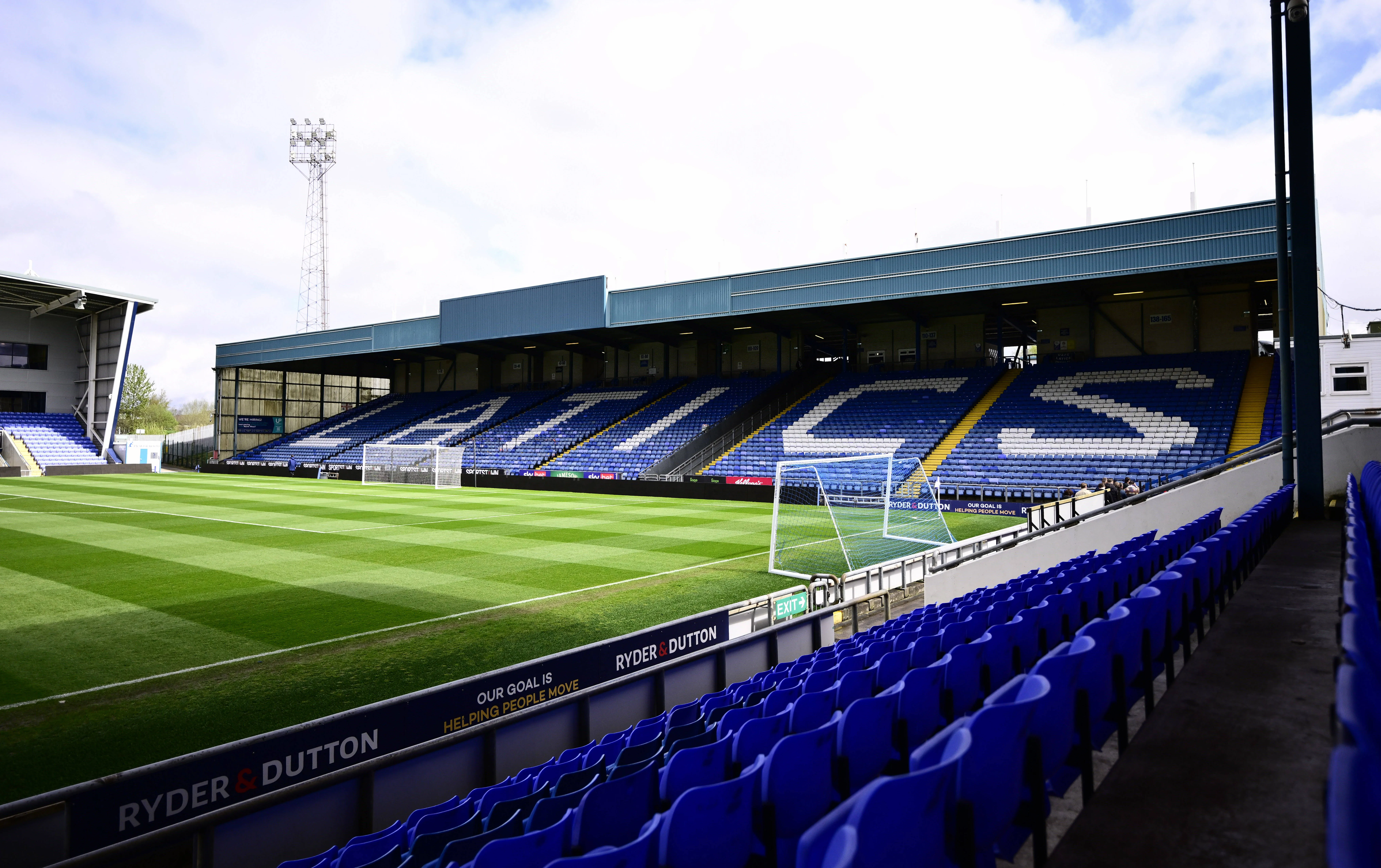 View inside Boundary Park 