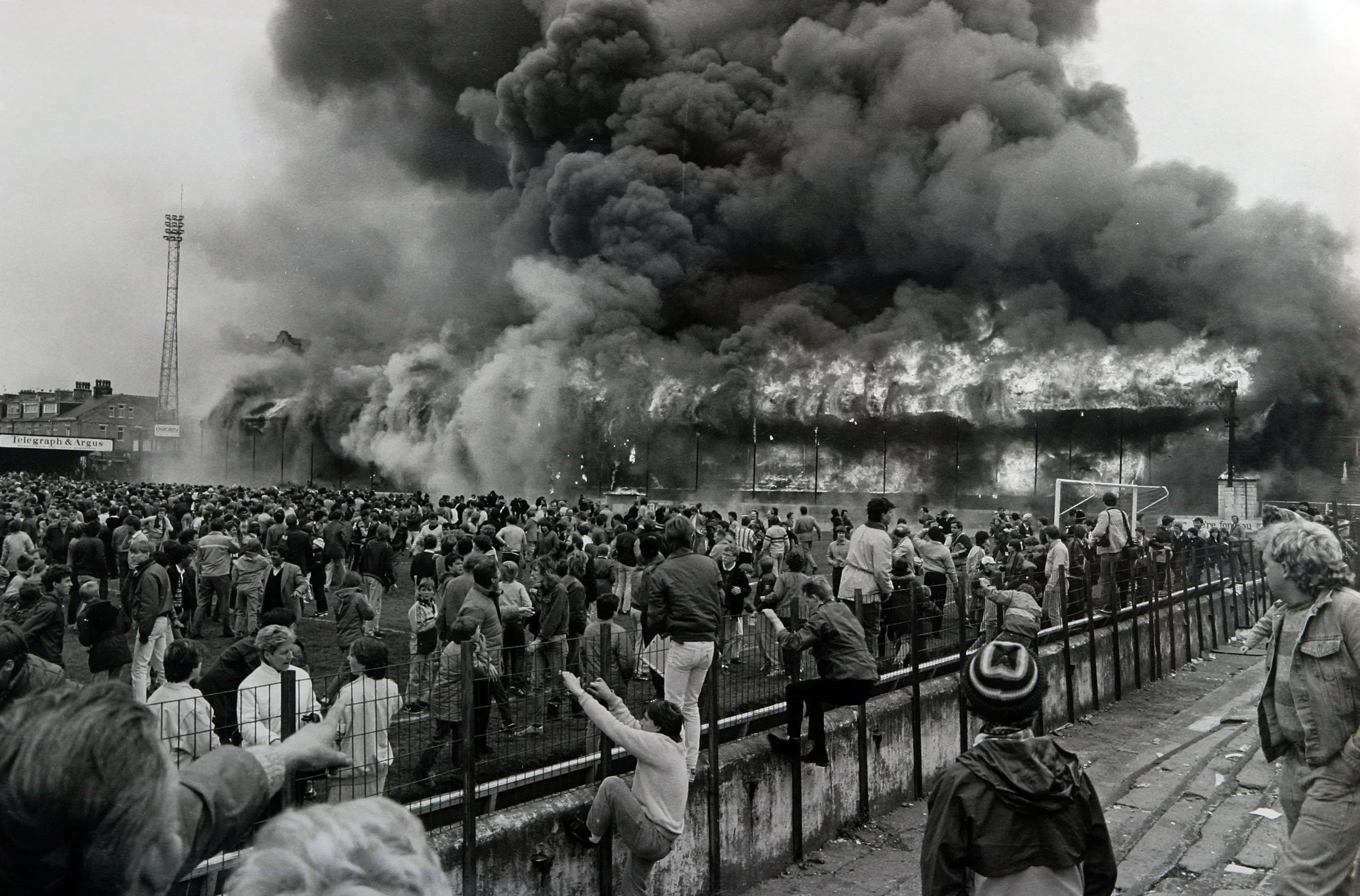 Valley Parade football stadium disaster in 1985