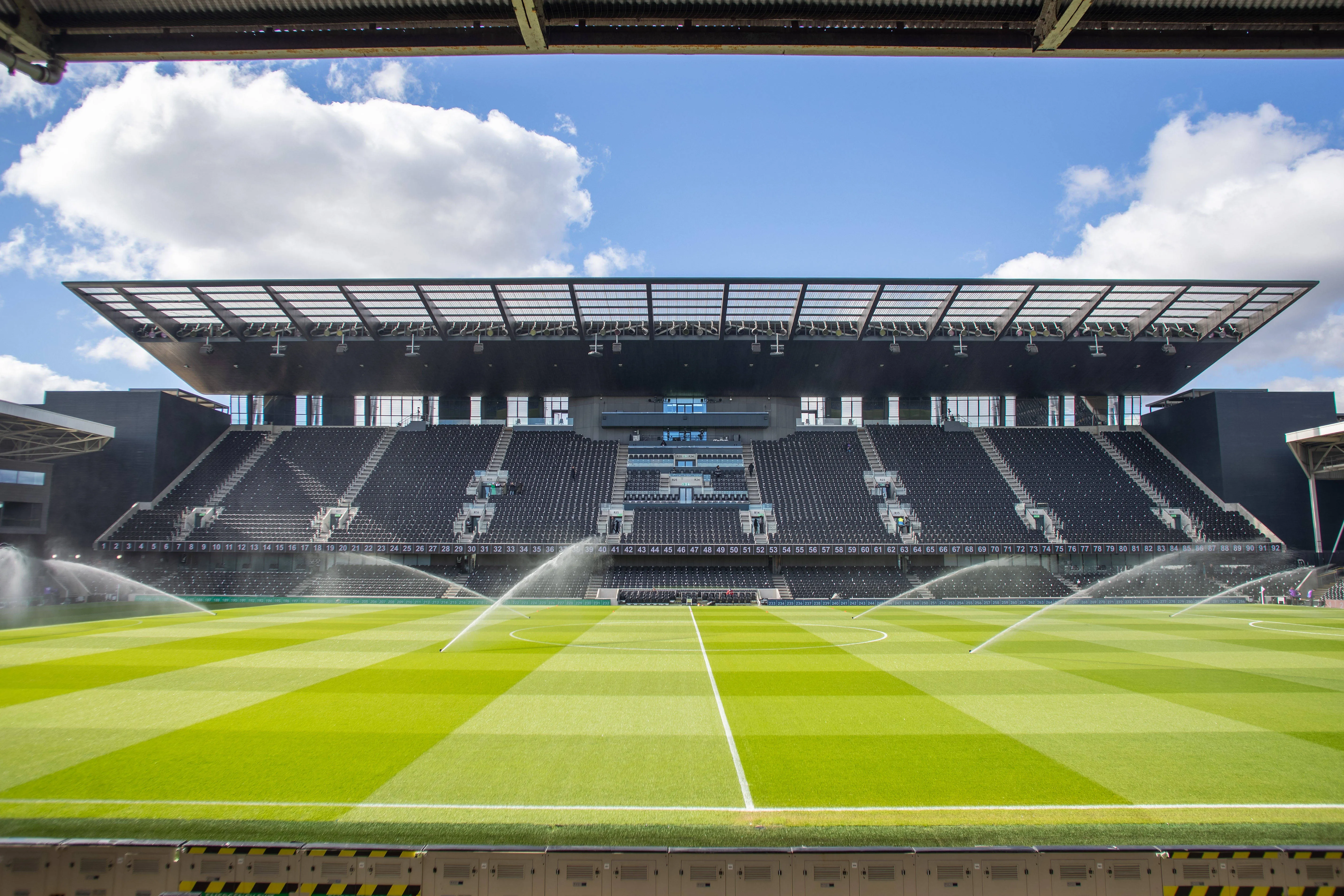 The Riverside Stand at Craven Cottage