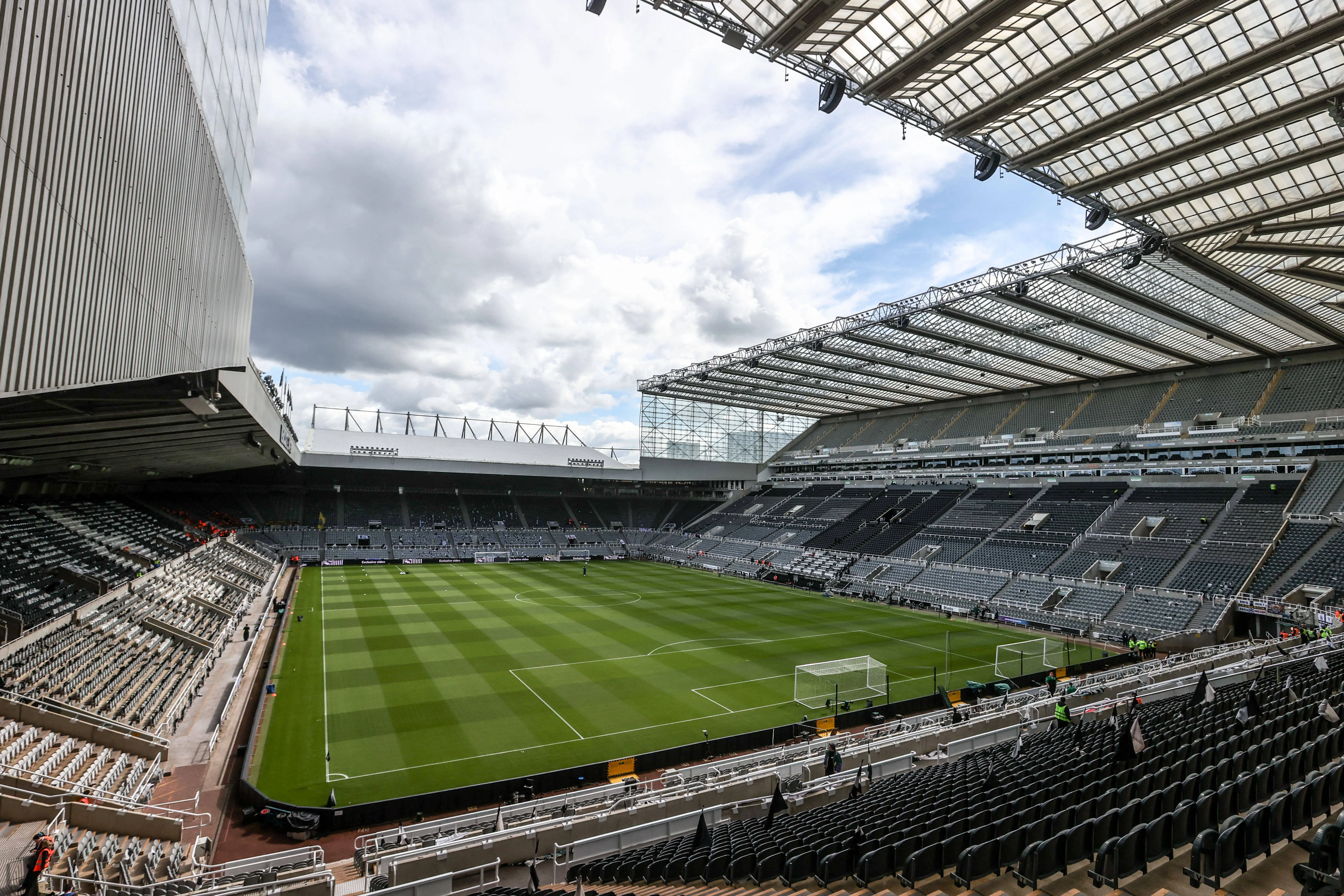 View inside St James' Park