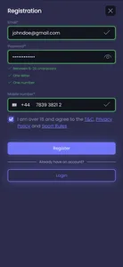 Register with the funky jackpot promo code