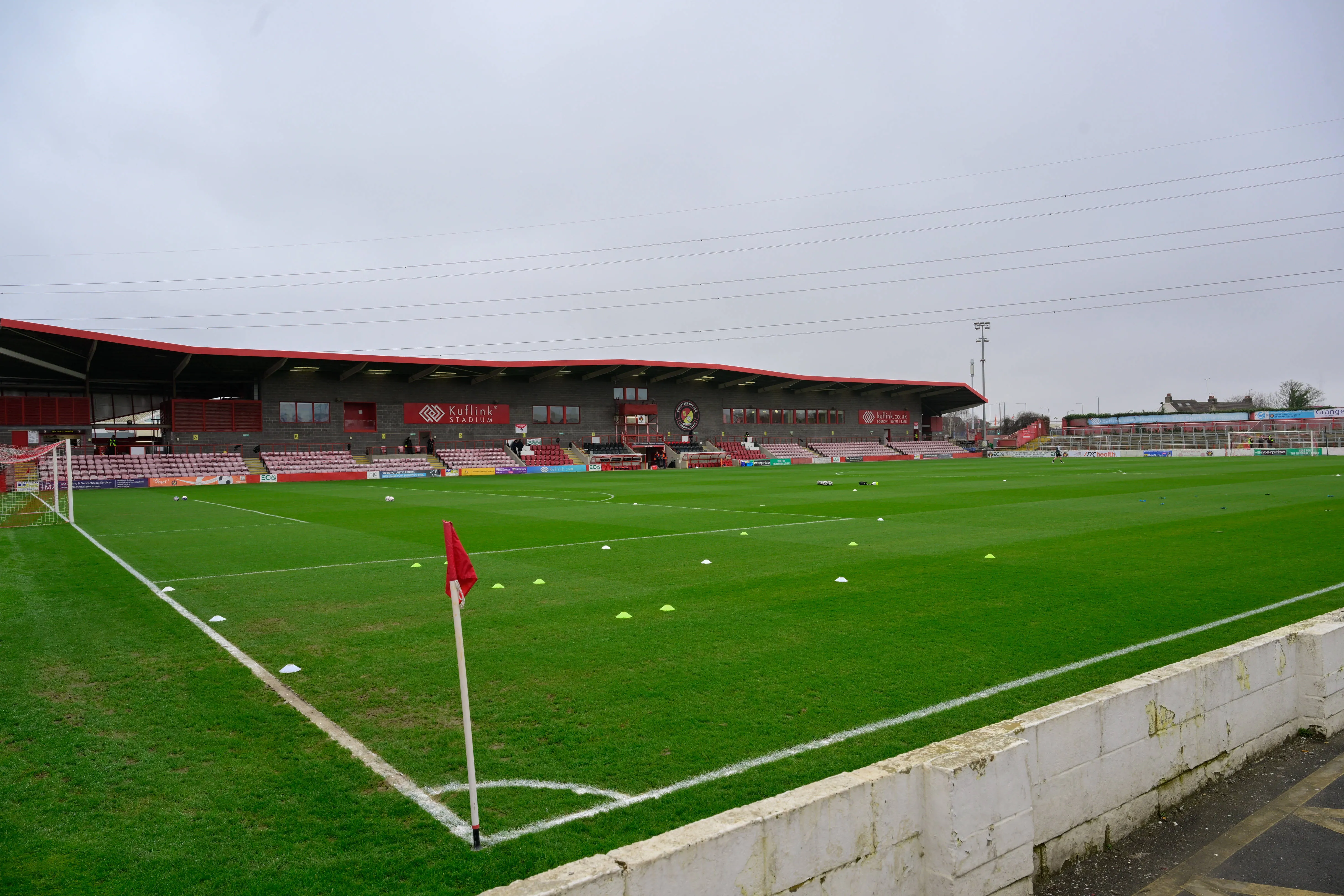 Ebbsfleet United average less than 1,500 fans at their current home, the Kuflink Stadium