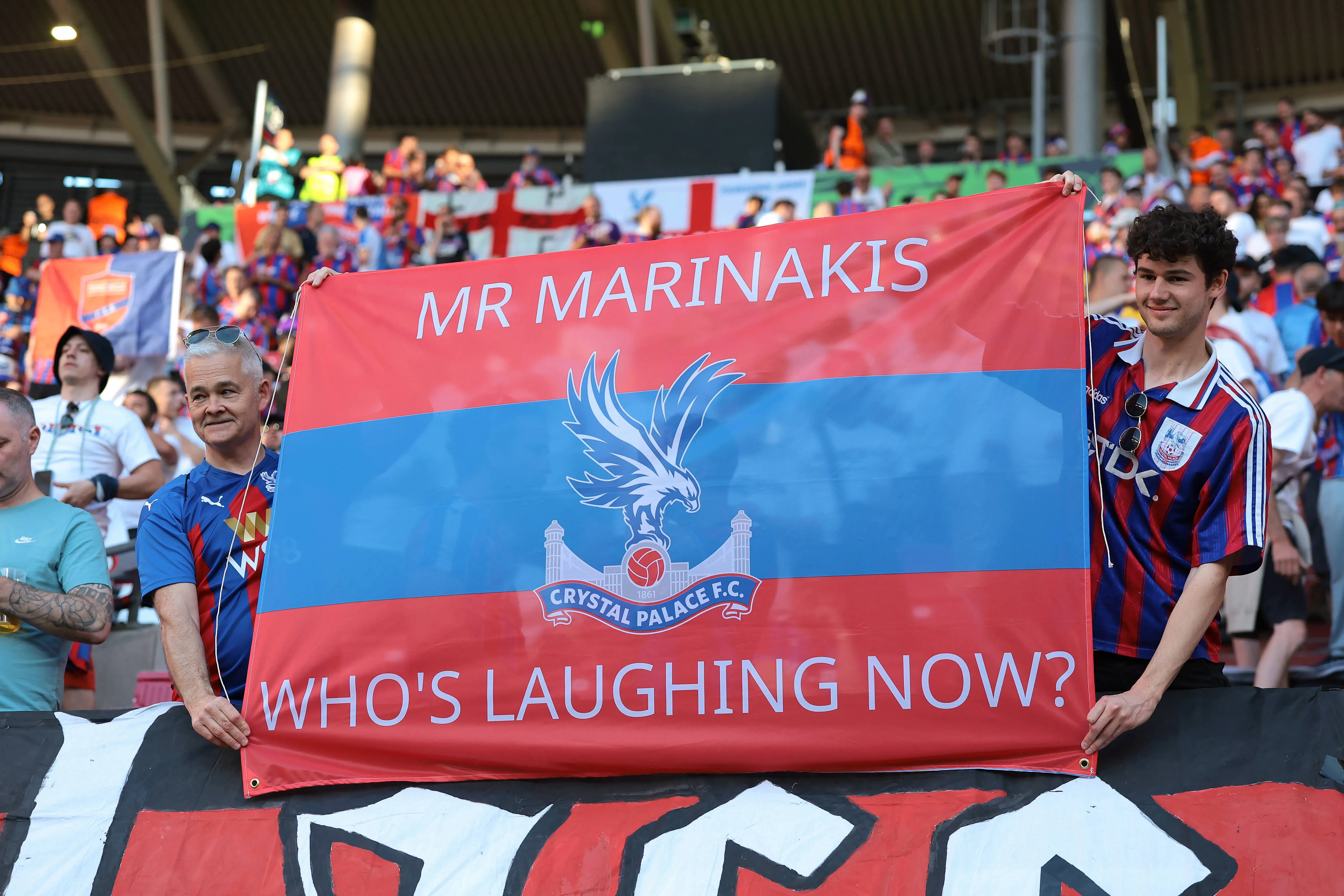 Nottingham Forest owner sues Crystal Palace over fans&rsquo; offensive banner that led to &pound;50k fine