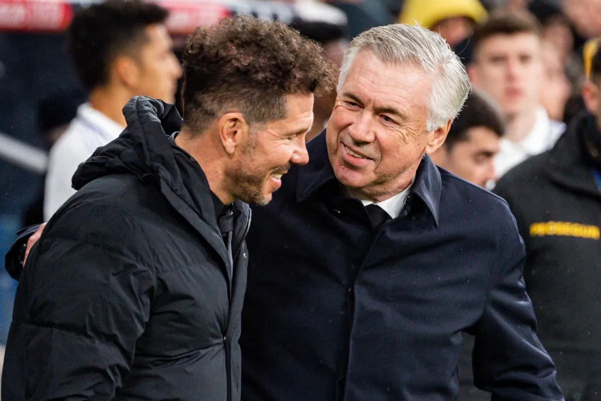 Carlo Ancelotti and Diego Simeone