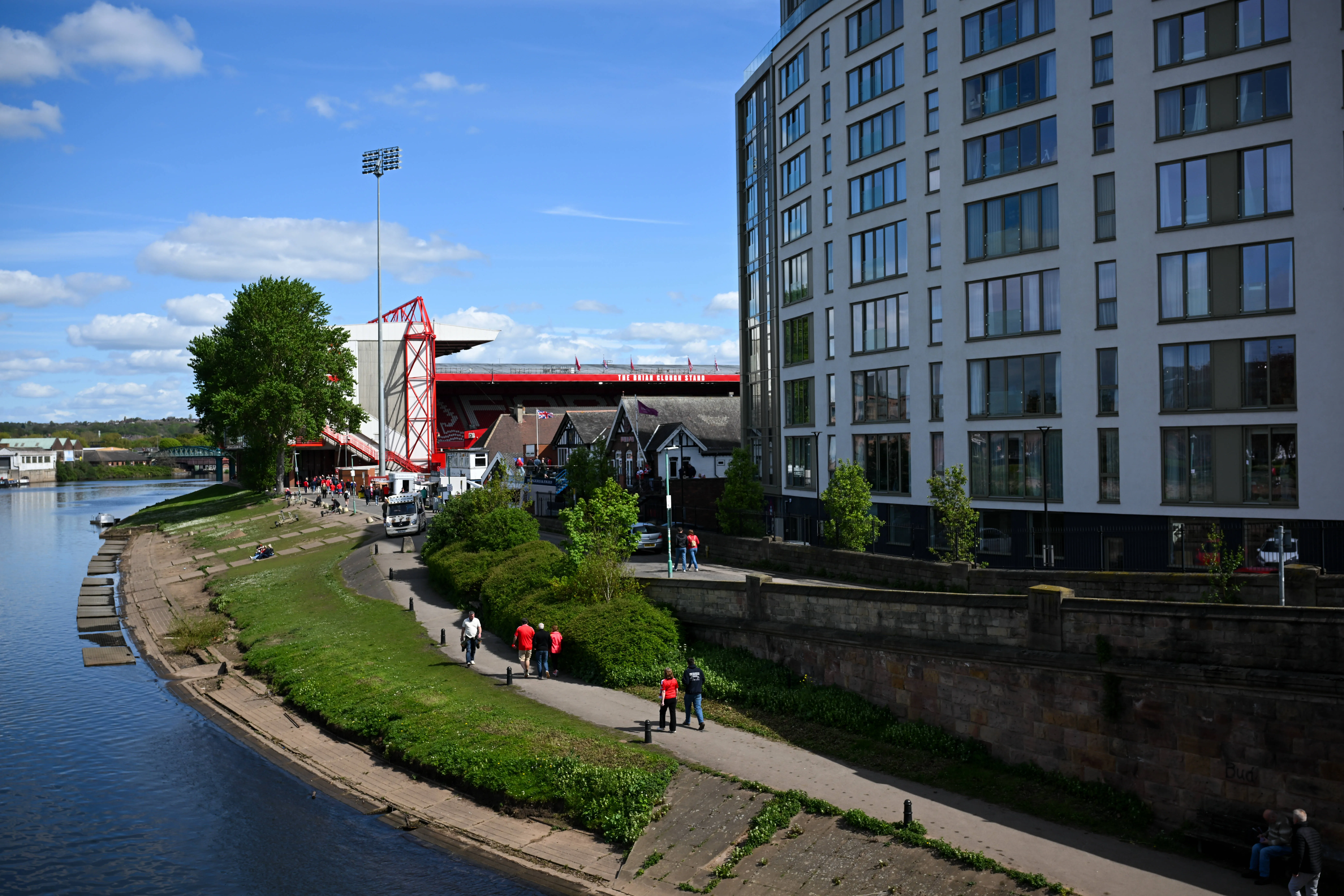 A general view of the City Ground