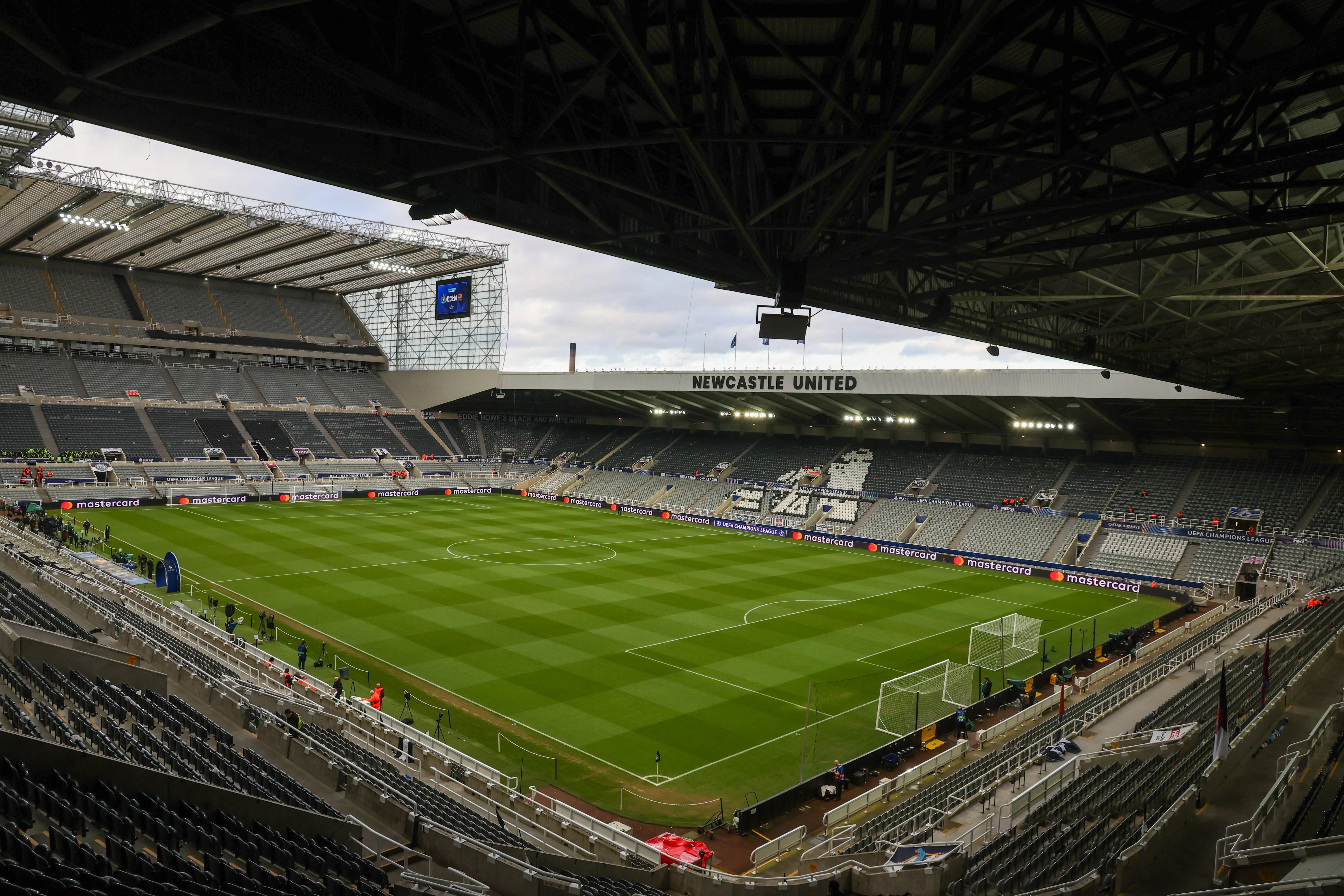 View inside St. James Park