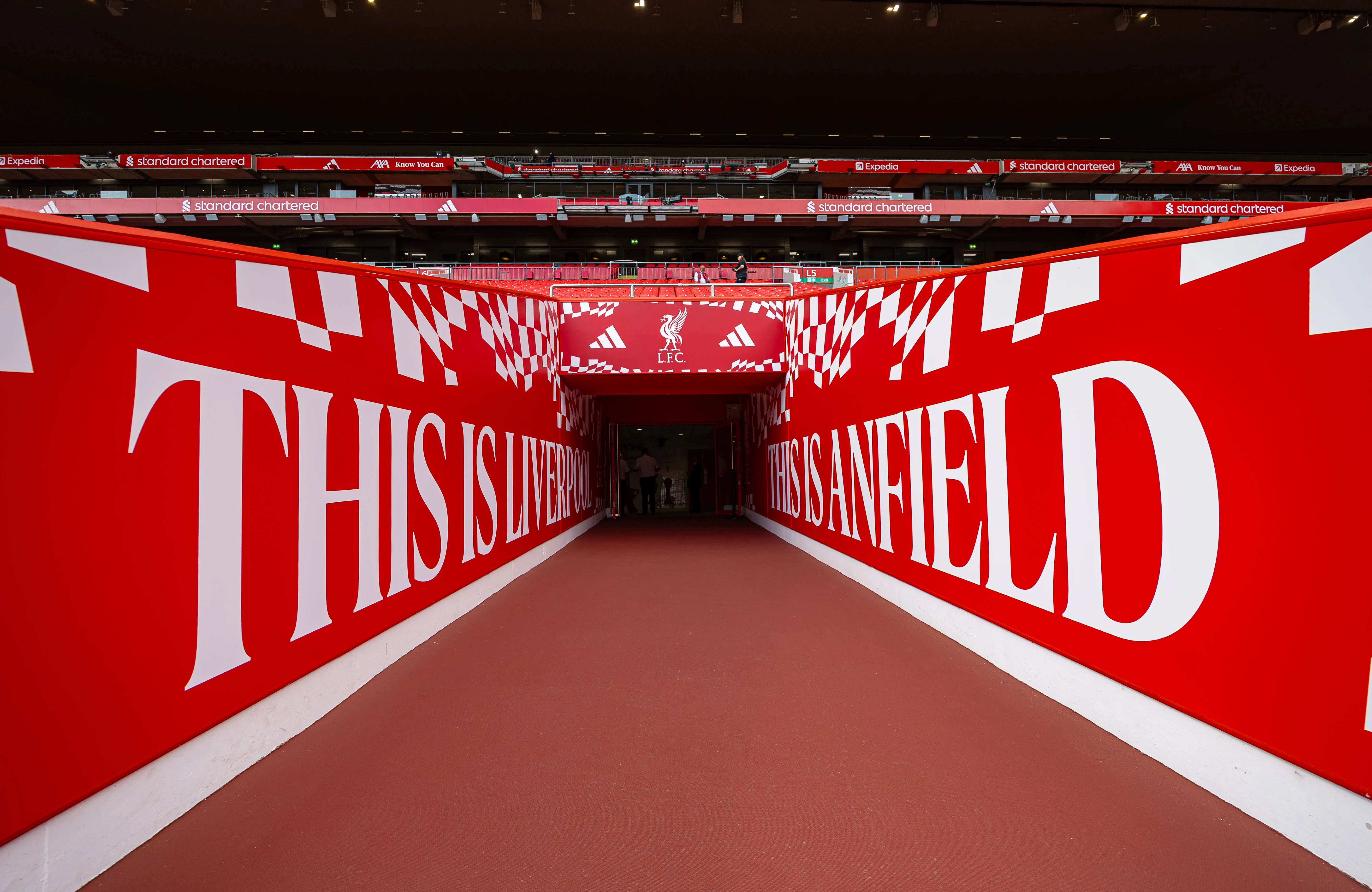 Original iconic Anfield Stadium tunnel piece set to be auctioned after decades in storage