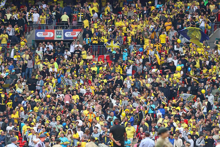 Biggest League One away attendances