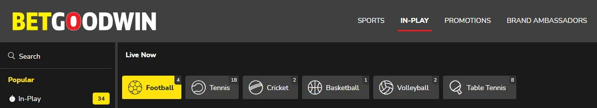 betgoodwin in play uk