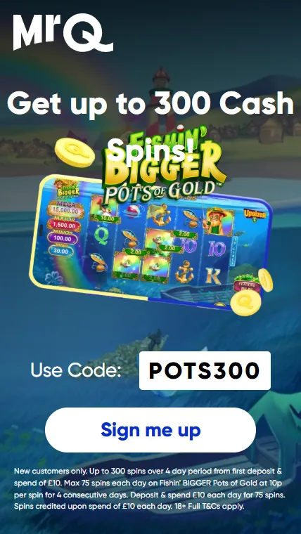 Mrq best online casino bonus: Get 300 free spins