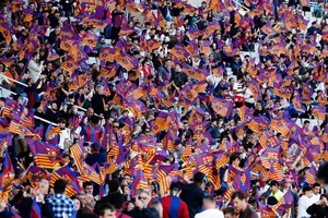 DISPUTE between Barcelona fans and the club could see them banned from Camp Nou