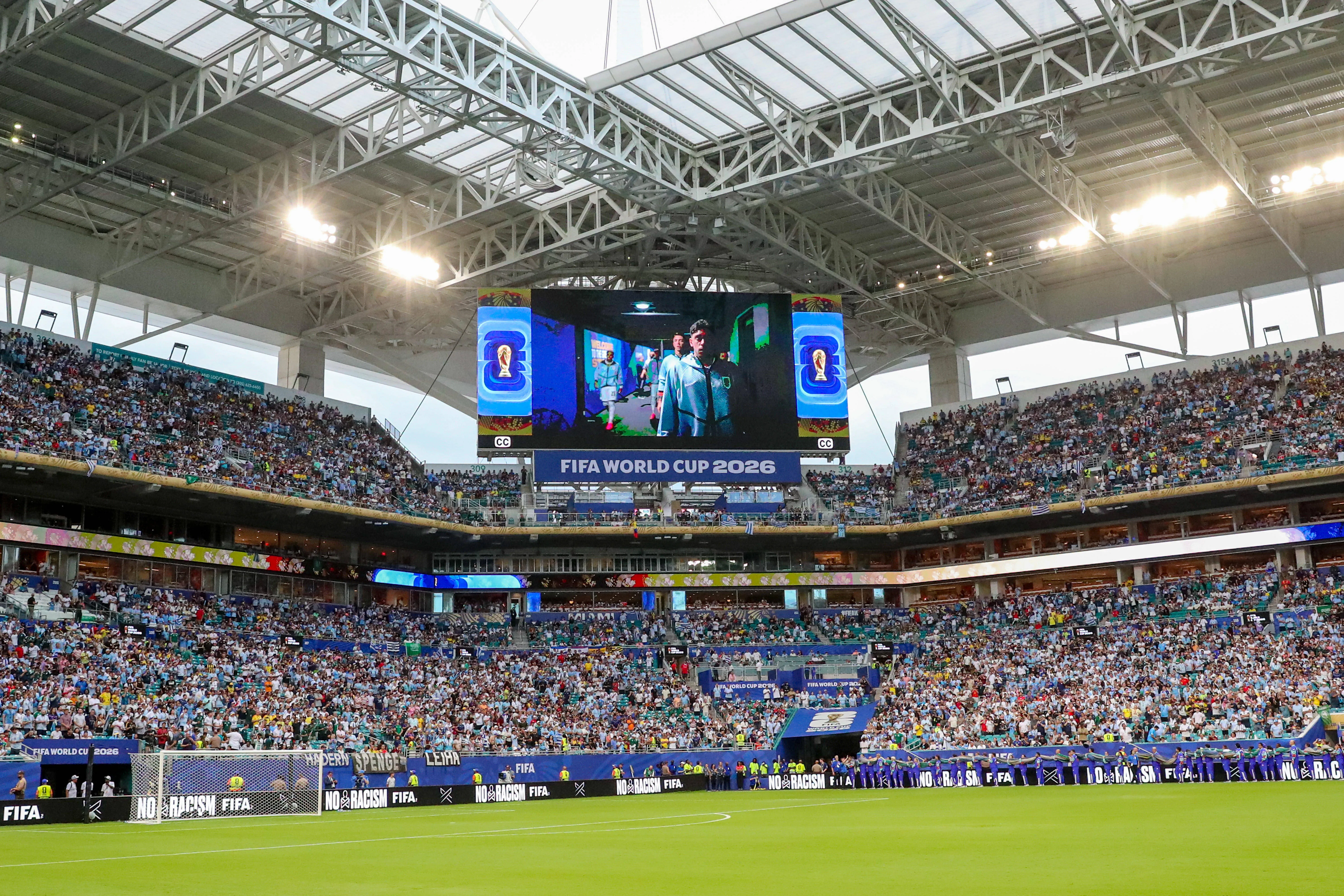 View inside Miami Stadium during the 2026 World Cup