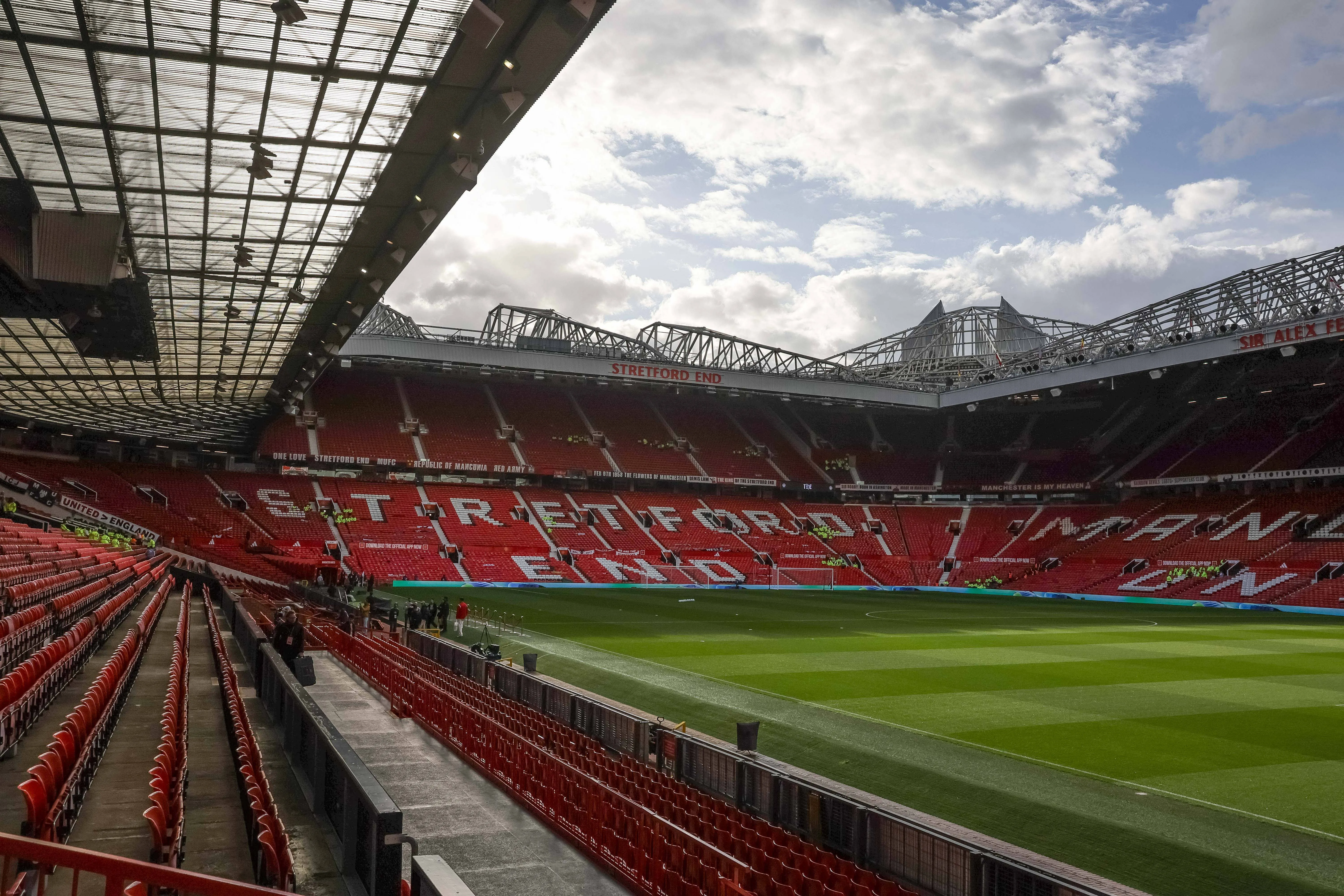 A general view inside Old Trafford