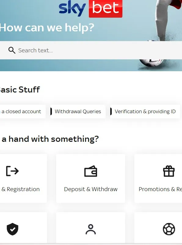 Sky Bet app troubleshooting