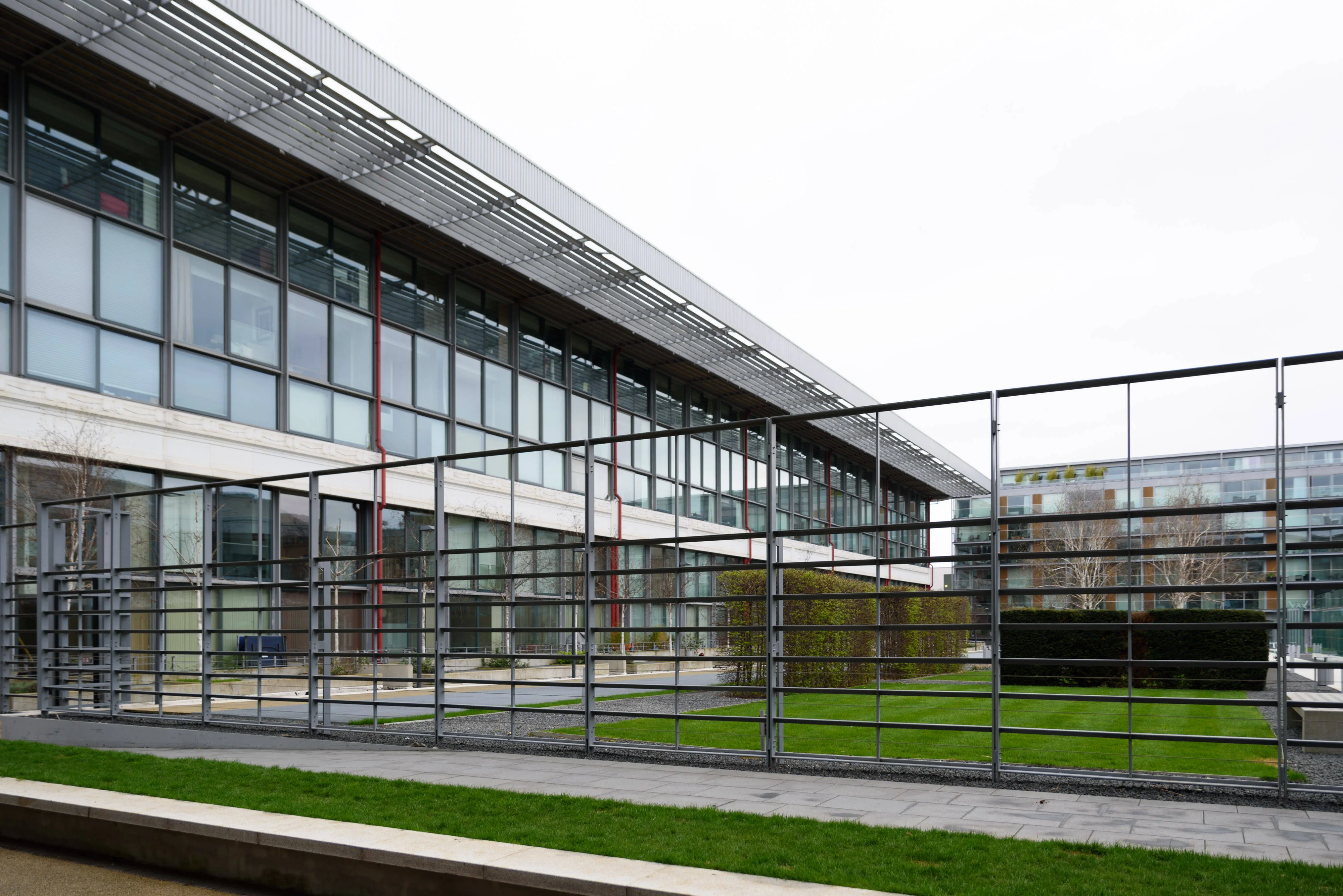 View inside Highbury Square, including the former West Stand of the Highbury Stadium