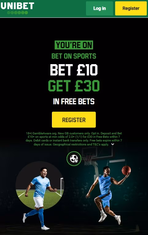 unibet sports sign up offer bet &pound;10 get &pound;30