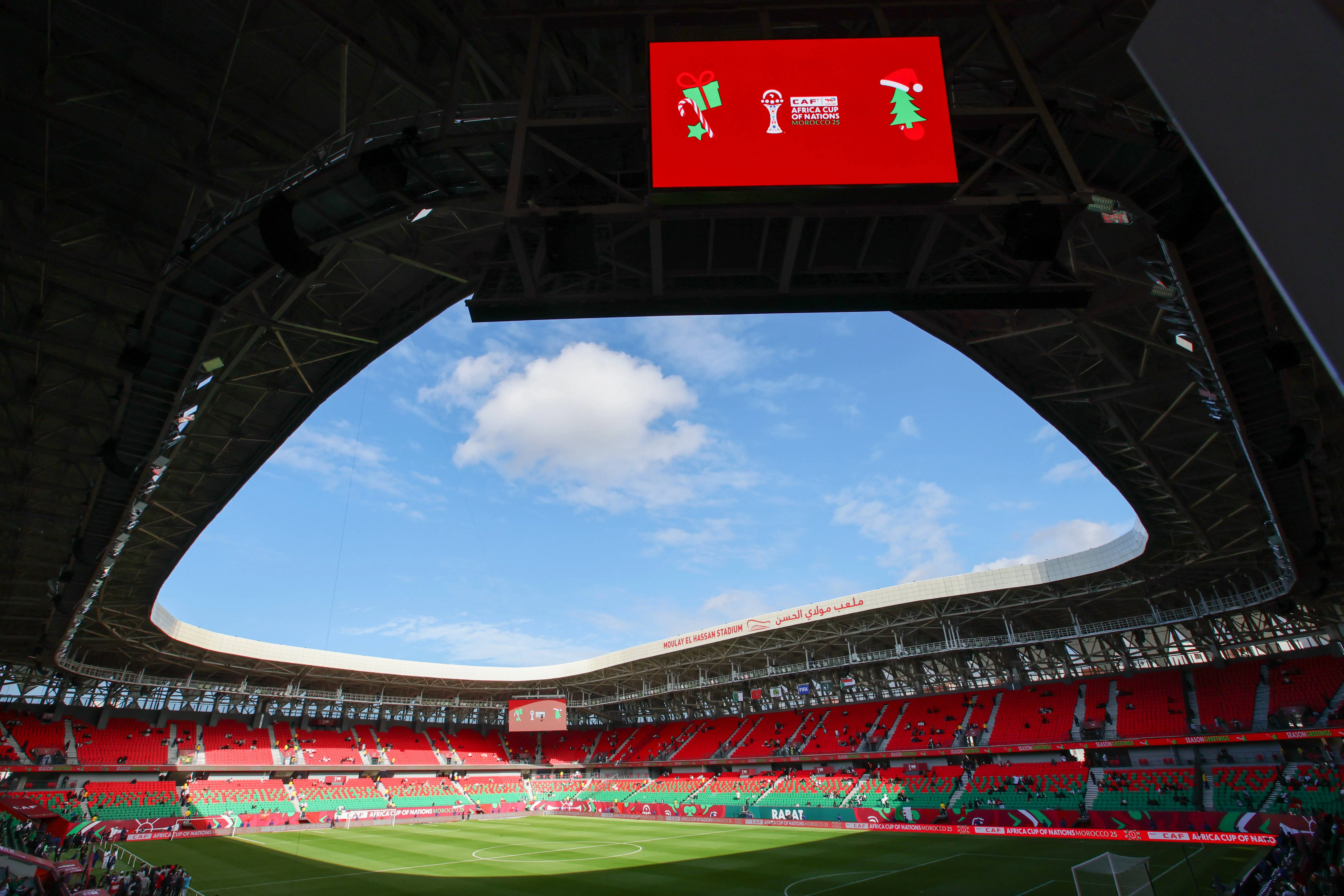 View inside Stade of Prince Moulay El Hassan in Rabat
