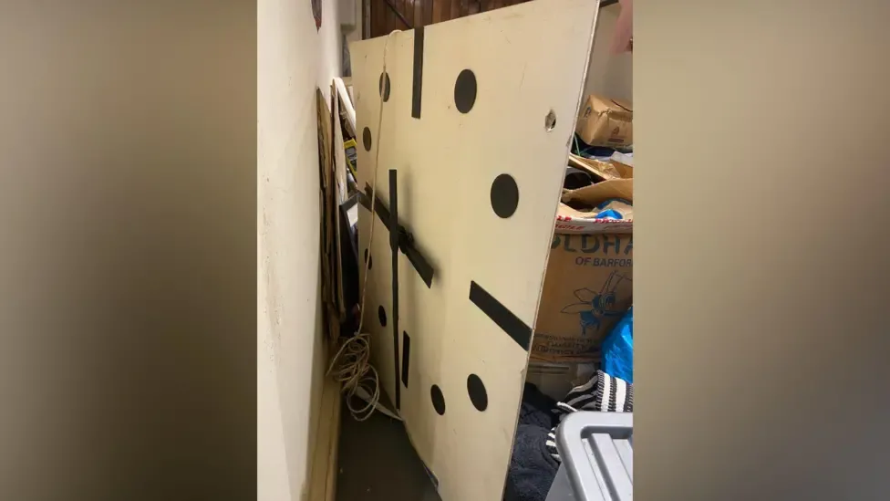 The clock from the club's iconic former stadium now lives in a garage in Bournemouth