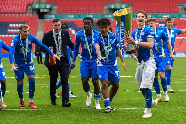 Peterborough won the 2023/24 Vertu Trophy Final. Photo by Imago