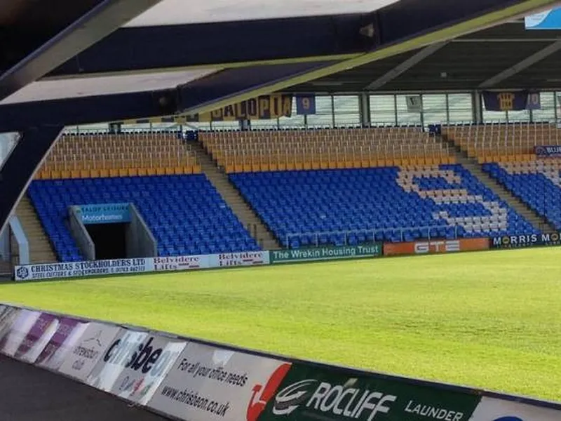 Rail Seats In the Salop Leisure Stand