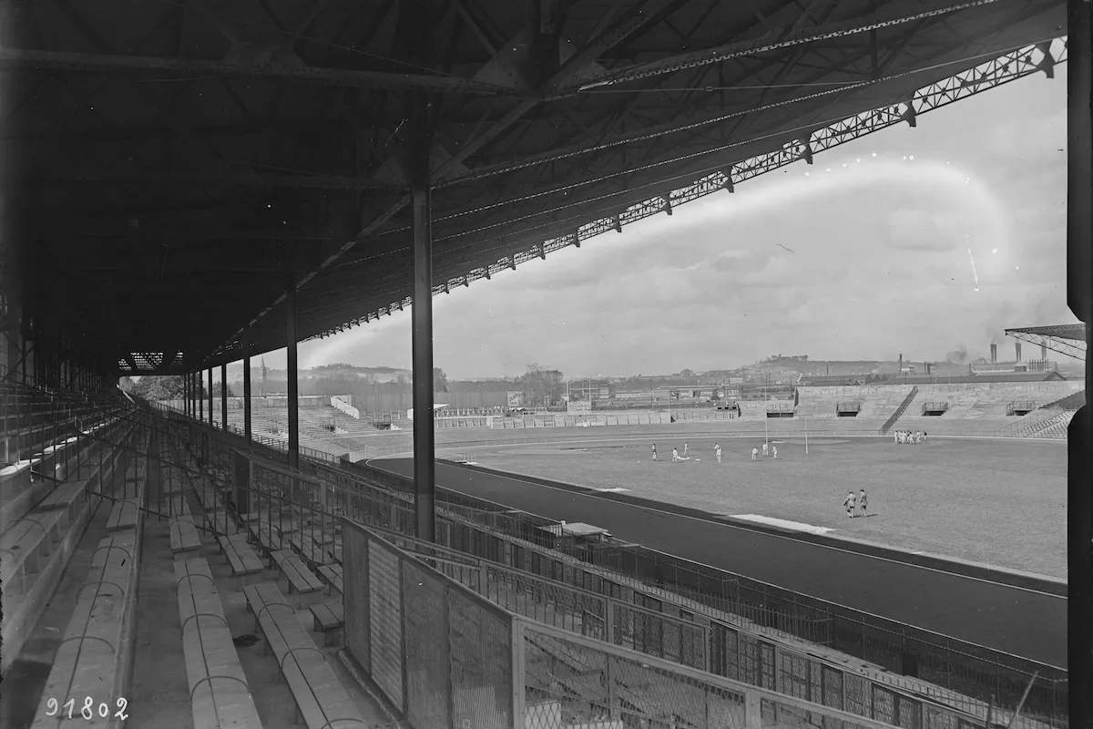 A general view of Stade Yves-du-Manoir on May 5, 1924