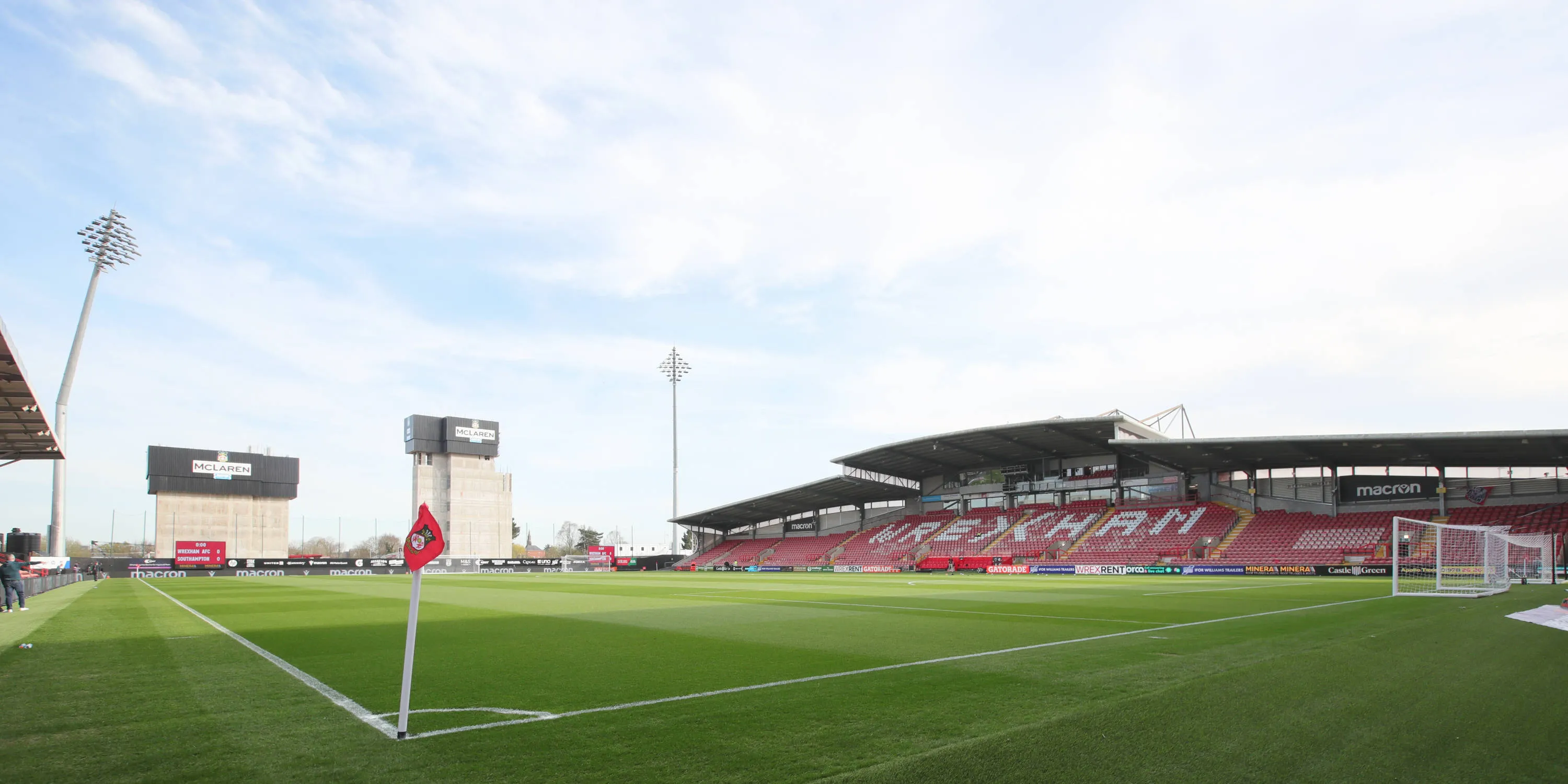 View inside the Racecourse Ground