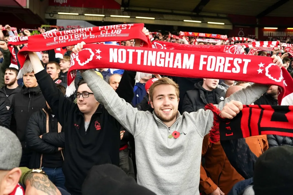 The City Ground supporters
