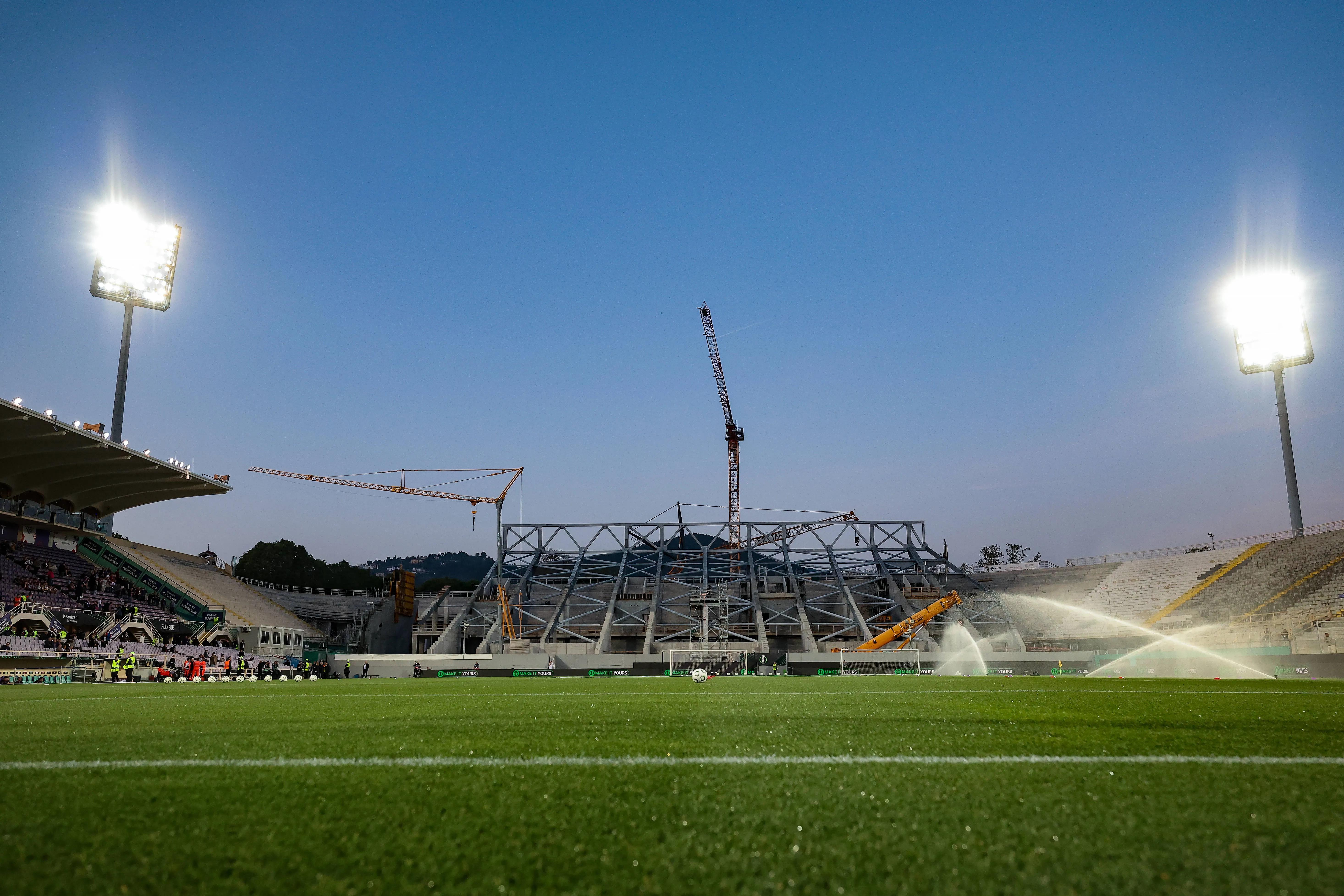 Renovation works are already underway at Stadio Artemio Franchi in Florence
