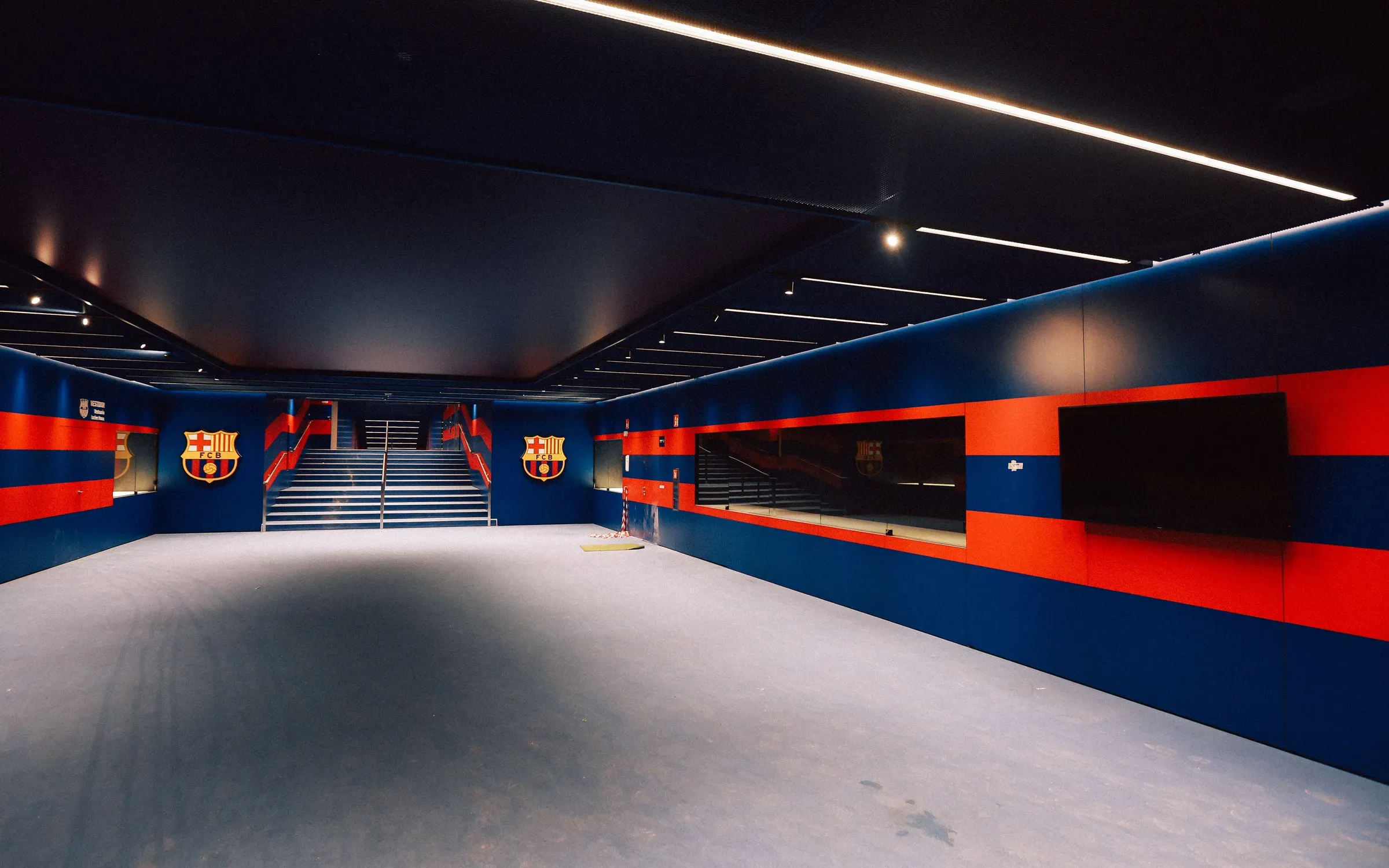 Camp Nou player tunnel