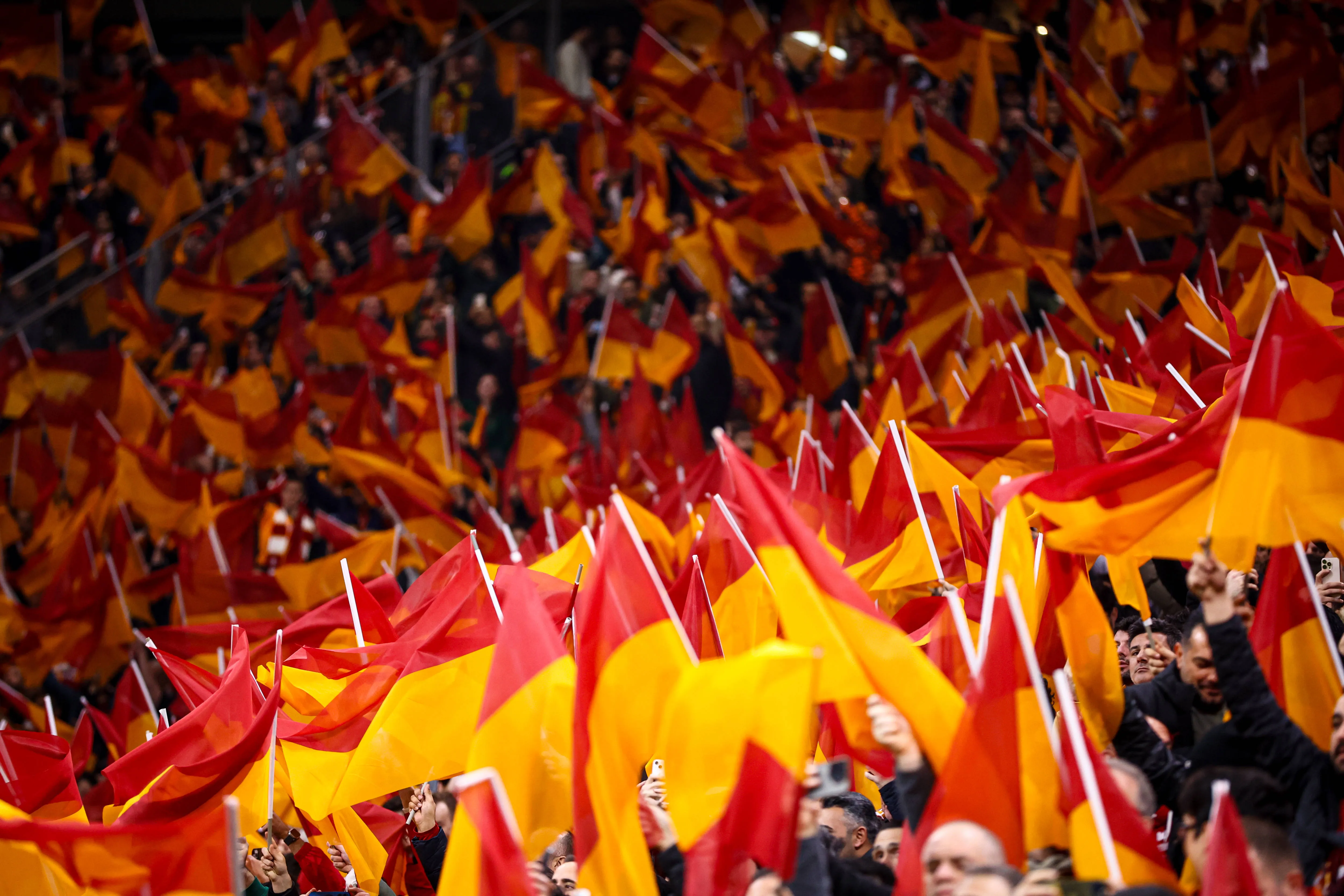 Galatasaray fans hit the streets of Liverpool with flares despite being banned from Anfield Stadium
