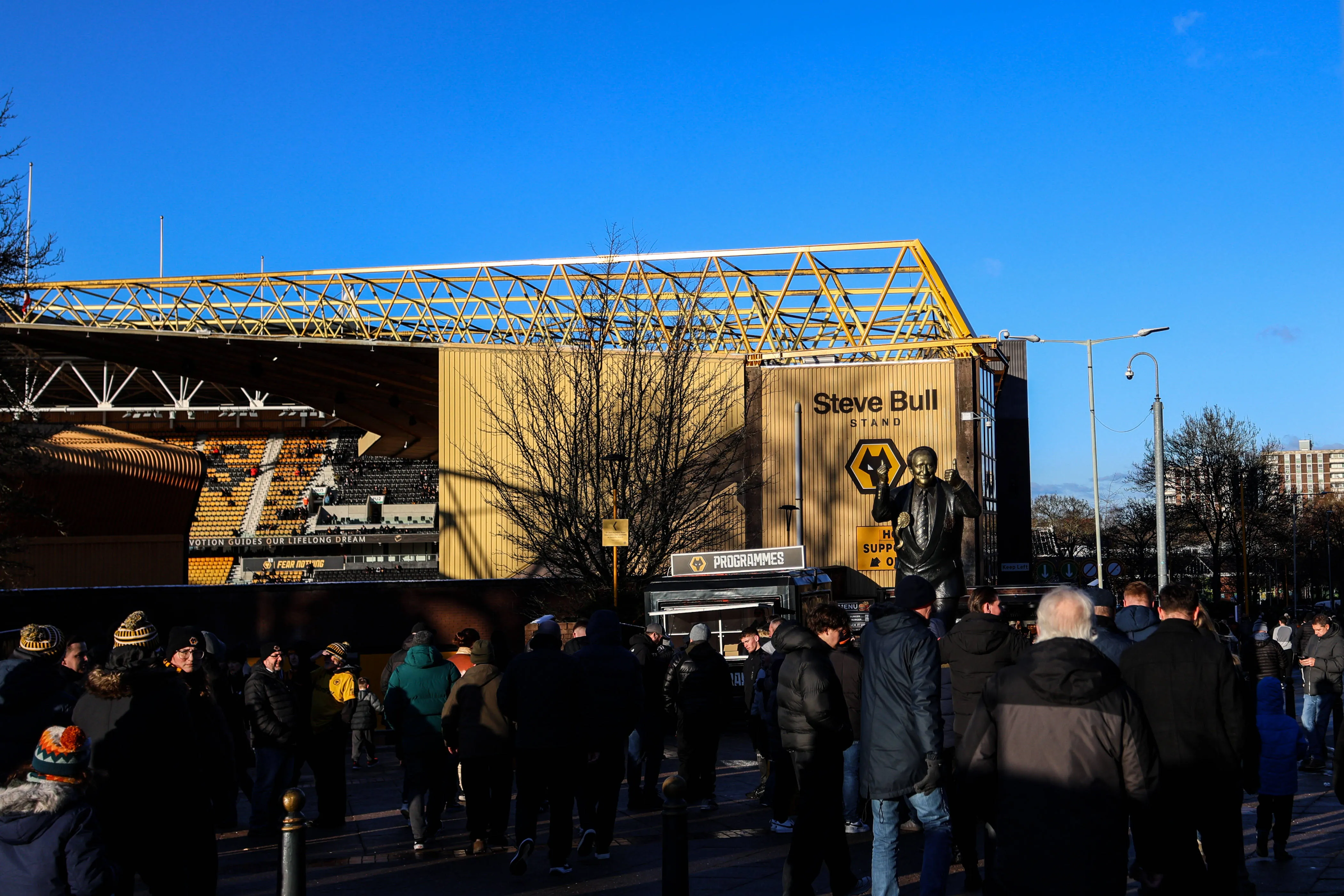 View outside Molineux